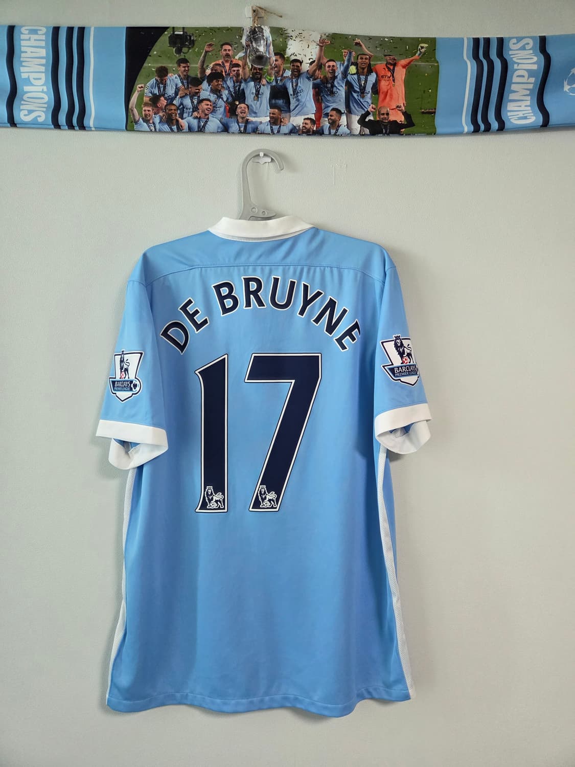 맨시티 15 16 데브라이너 유니폼 올오피셜 L 상품이미지1