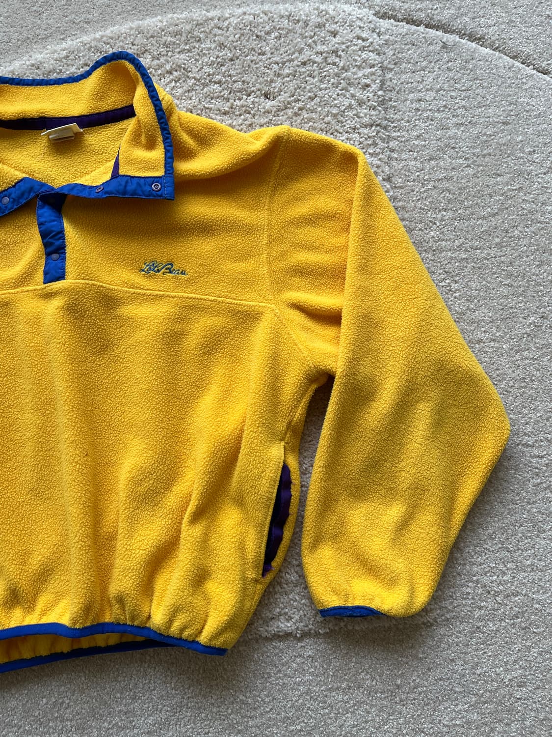 90s 엘엘빈 스냅 플리스 풀오버 (100–103) 상품이미지5