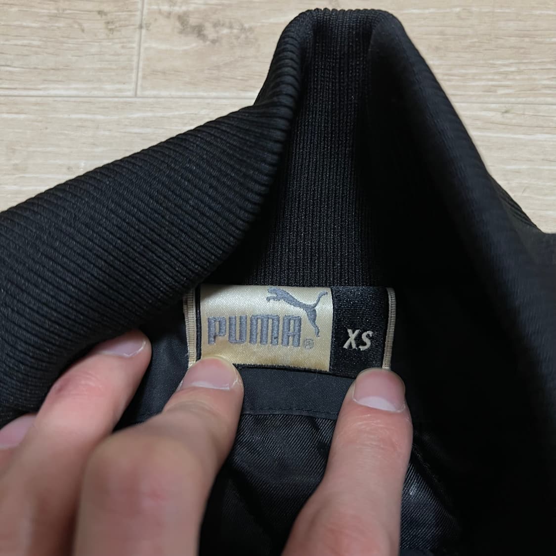 푸마 여성 리핑 캣 로고 블루종 바람막이 집업자켓 [블랙] XS/85 상품이미지5