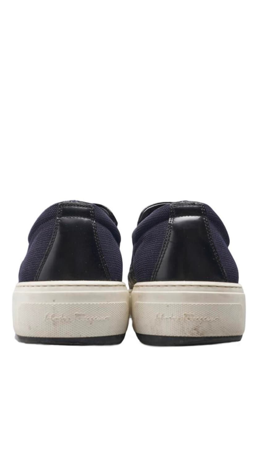 페라가모 레더 테슬 블랙 네이비 슬립온 260 상품이미지4