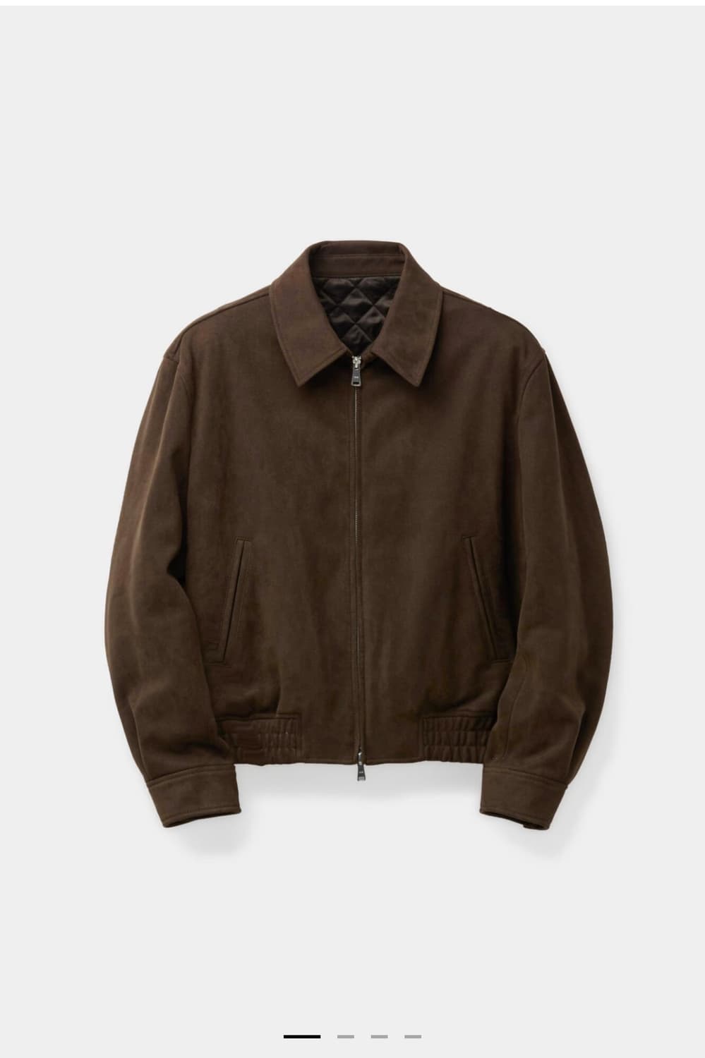 쿠어 퀄티드 페이크 스웨이드 스윙 자켓 (거의 새상품) 상품이미지1