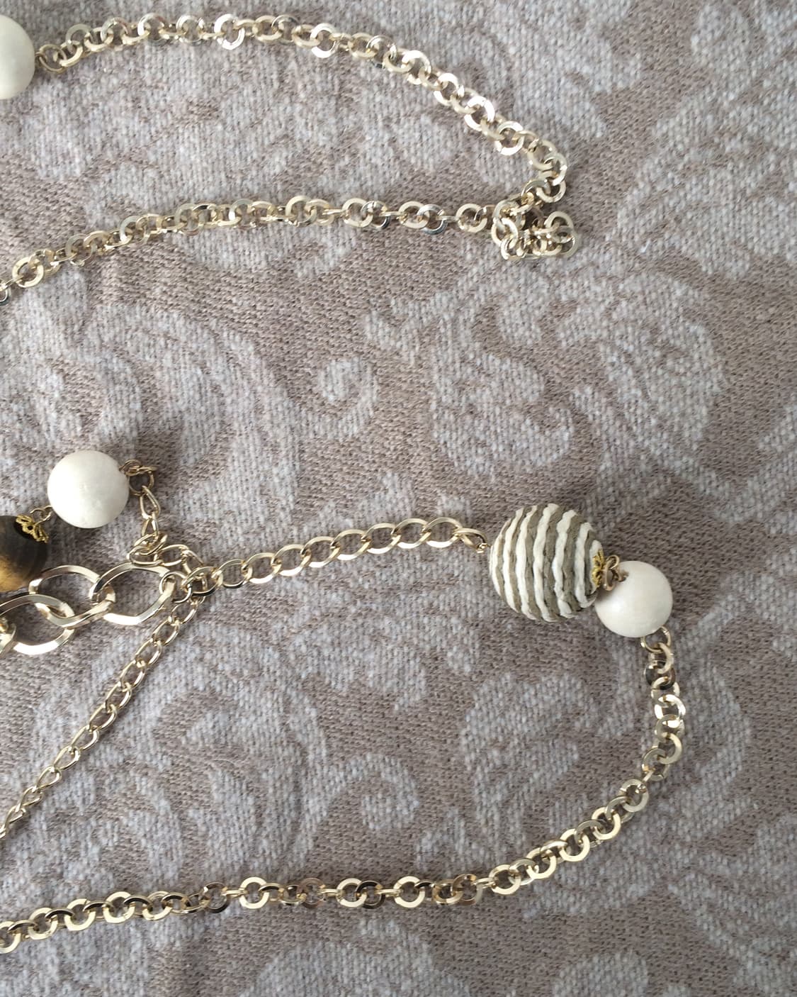 2way wood beads necklace 상품이미지7