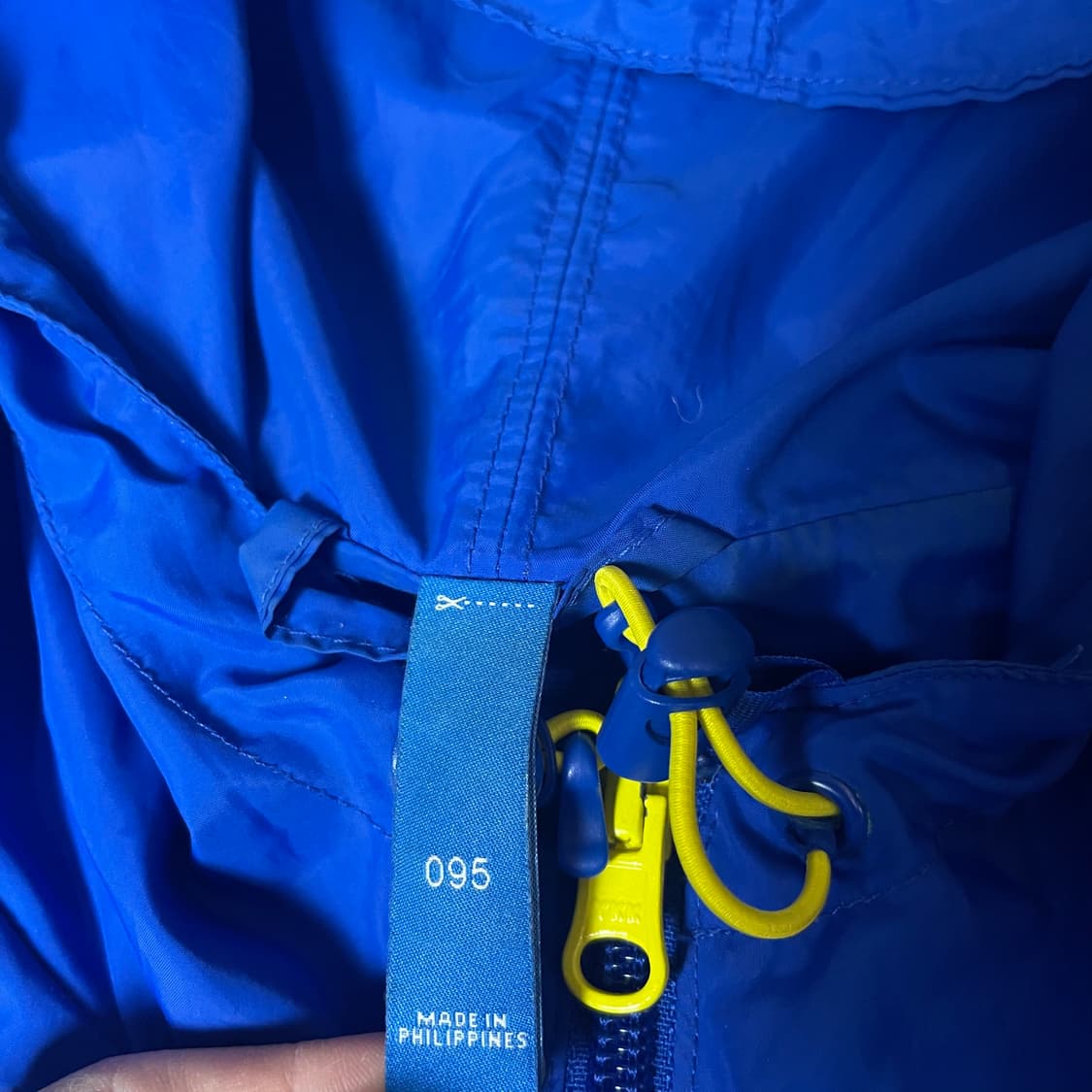 아디다스 블루 옐로우 트랙탑 나일론 바람막이 95 상품이미지5