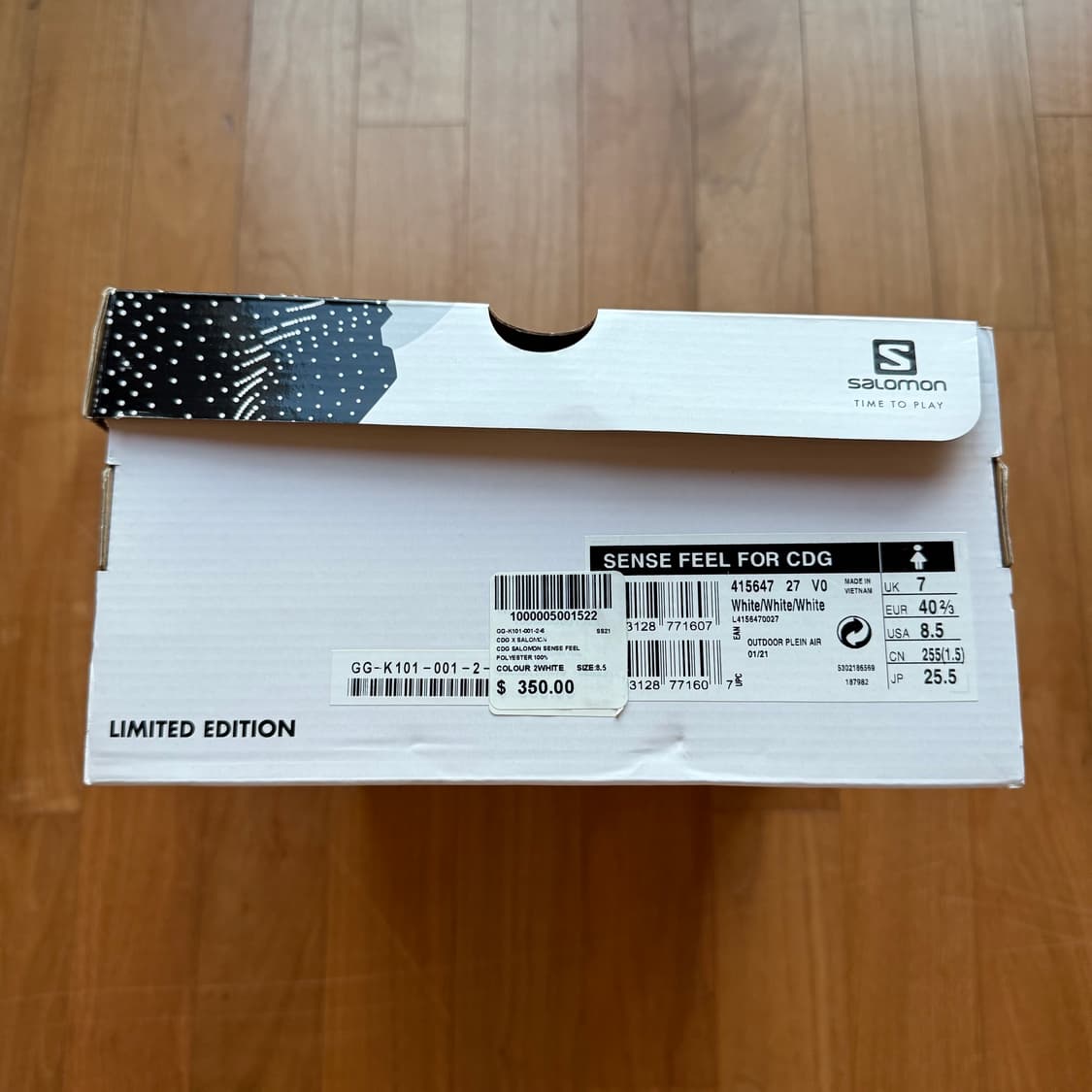 270 살로몬 x 꼼데가르송 센스 필 플랫폼 화이트 상품이미지4