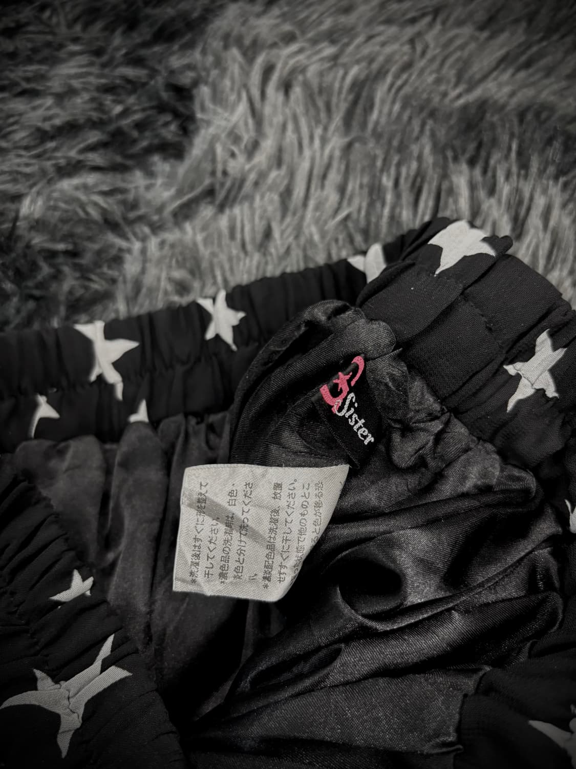 갸루 스타 패턴 캉캉 숏스커트 상품이미지6