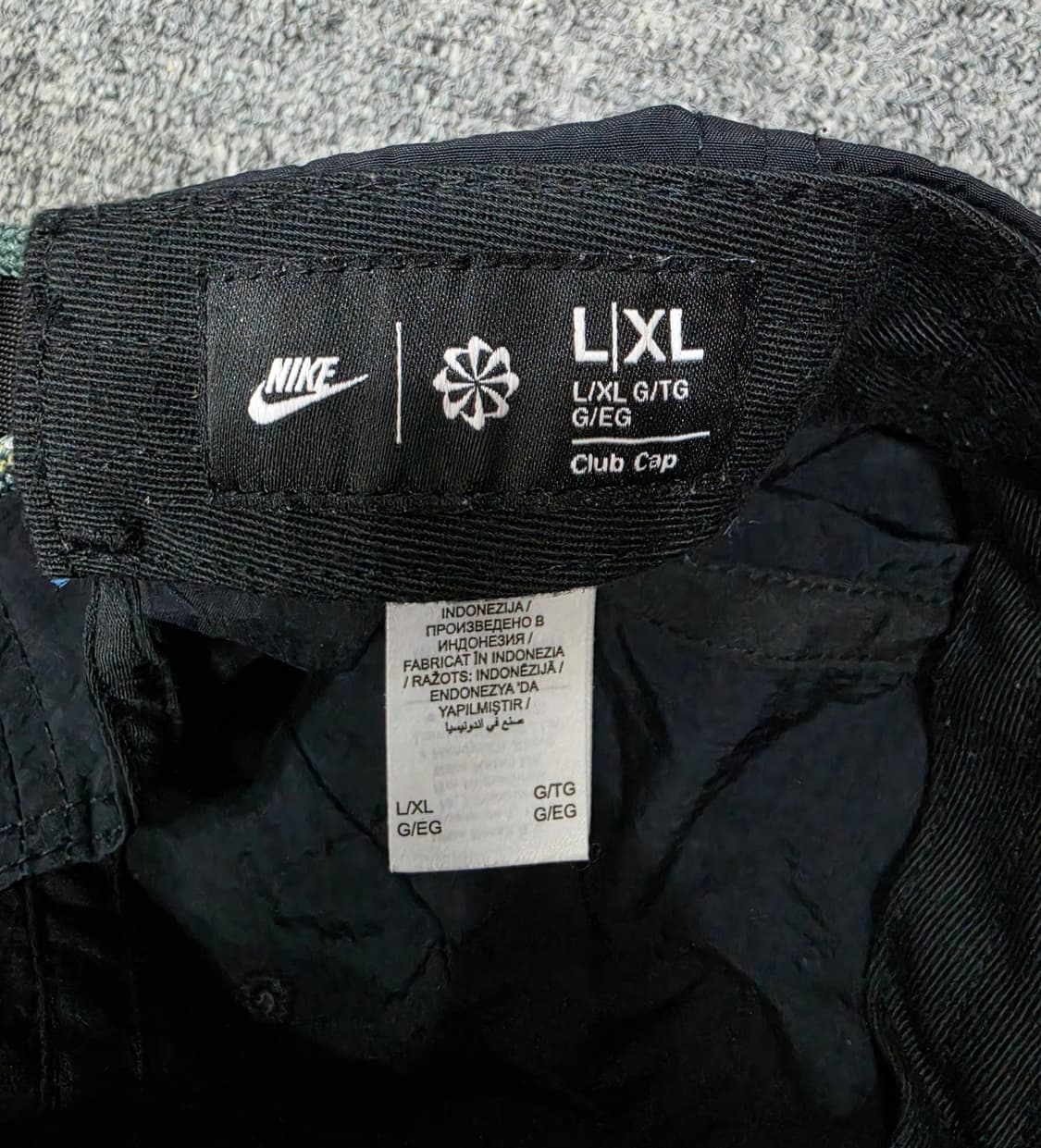 나이키 클럽 언스트럭처 스우시 아웃 도어 캡 모자 블랙 L/XL 상품이미지8