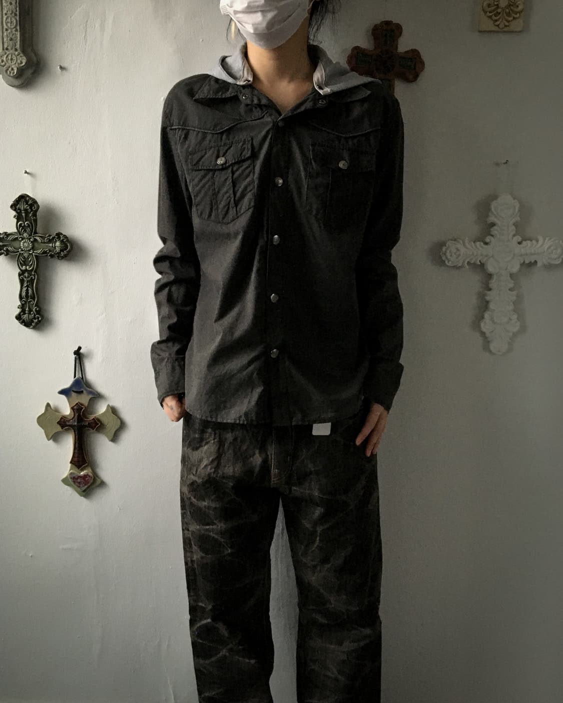 in the attic hood layered shirt 상품이미지1