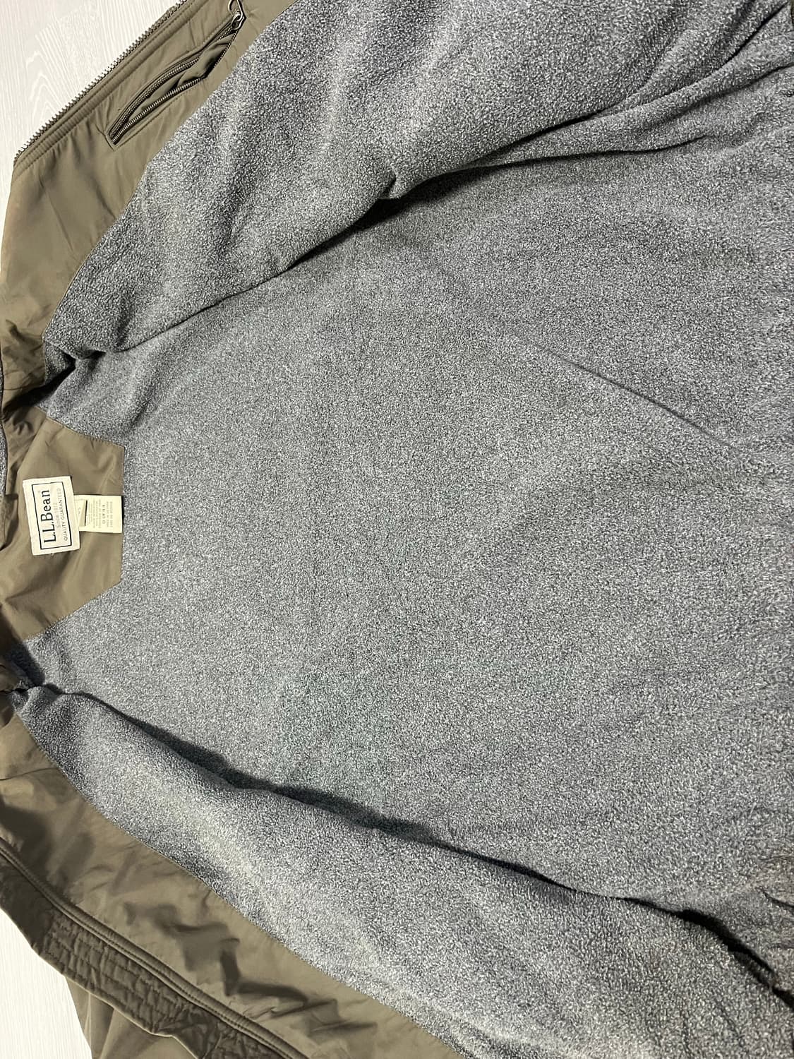 엘엘빈 웜업 기모자켓 L-XL 상품이미지5