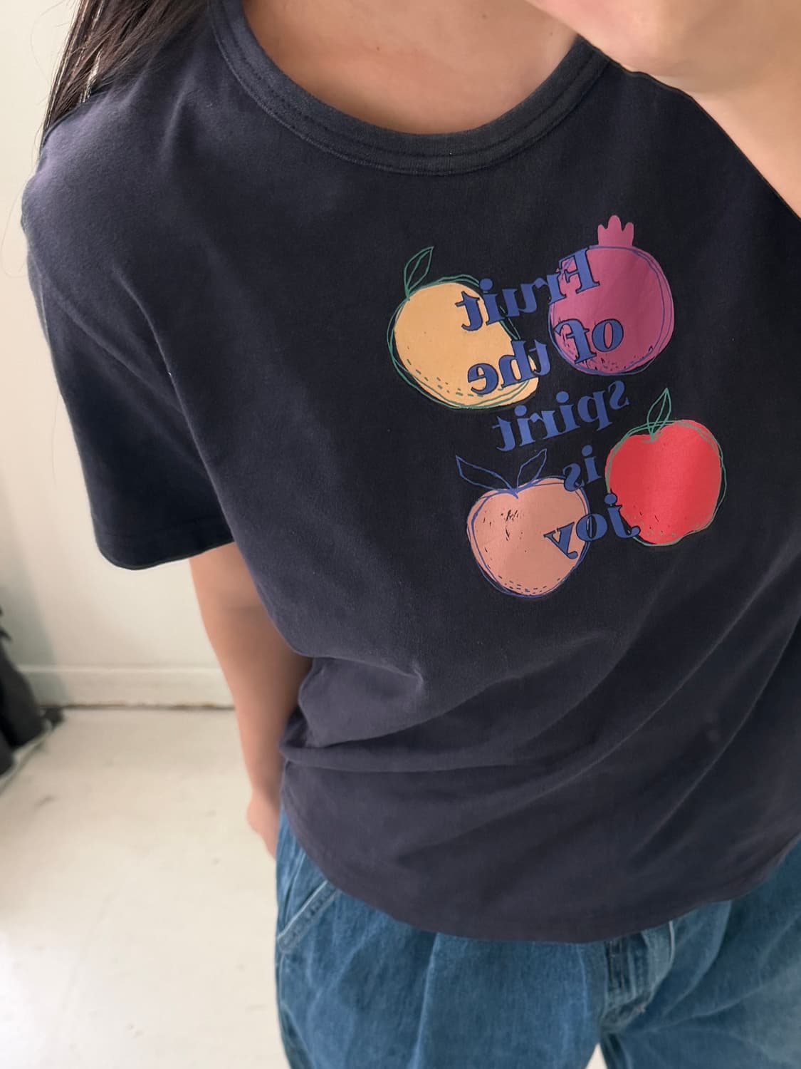 일본빈티지 후르츠 반팔티 상품이미지4