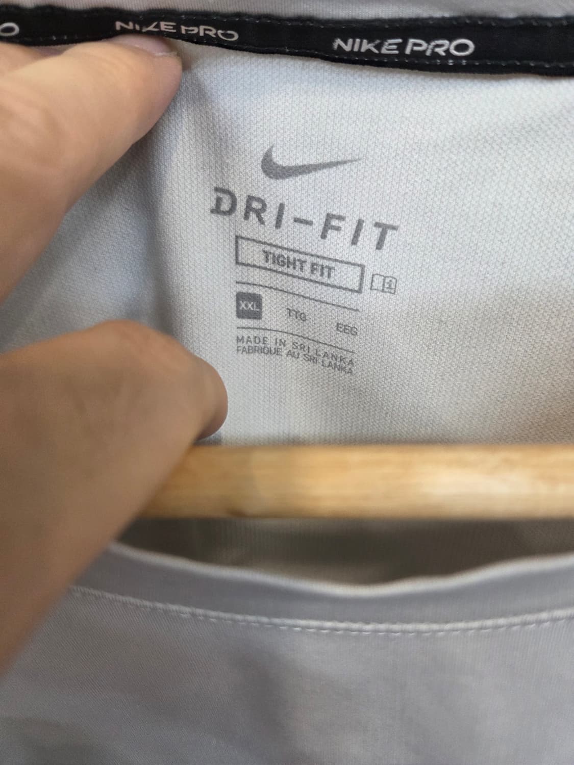 나이키 프로 해외판 타이트핏 기능성 반팔 xxl 상품이미지3