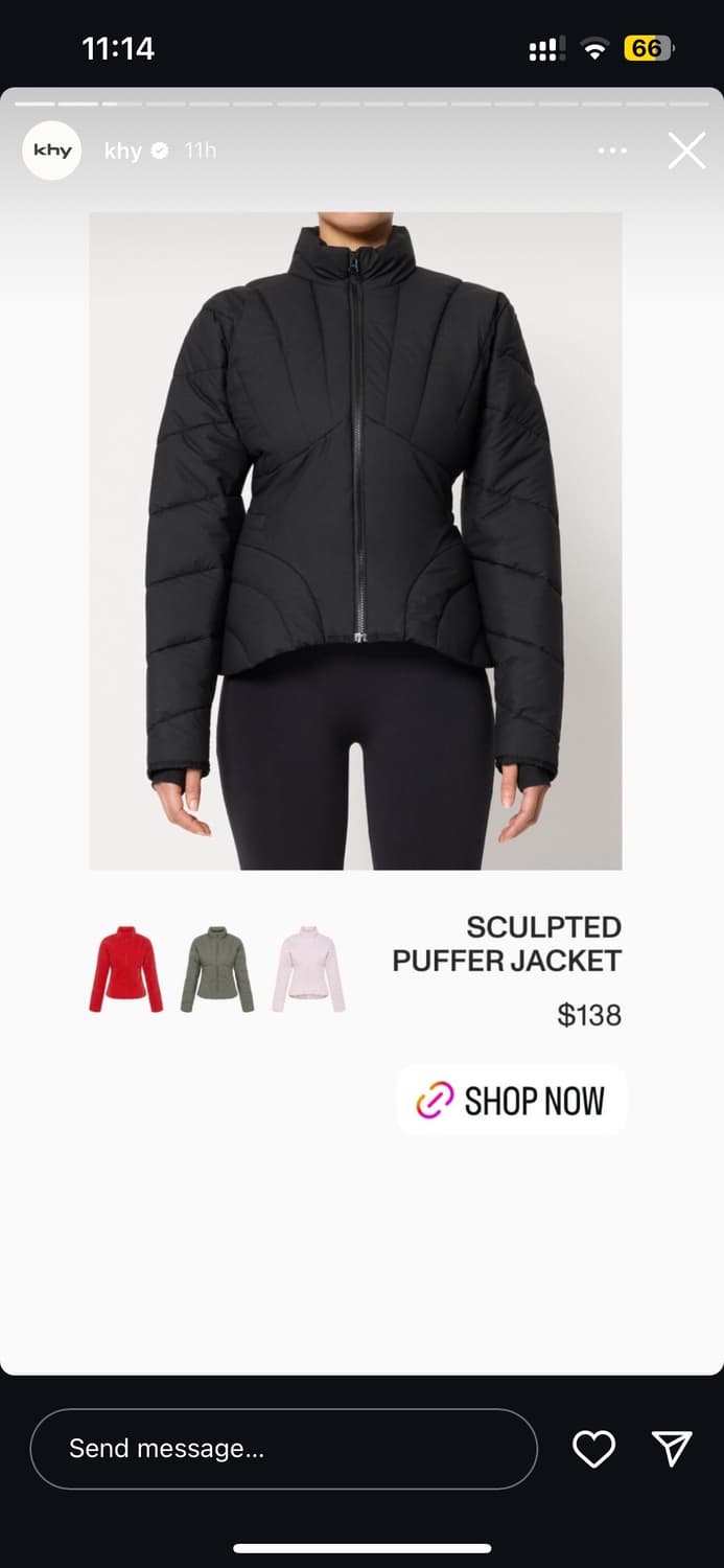 KHY Sculpted puffer jacket 상품이미지2