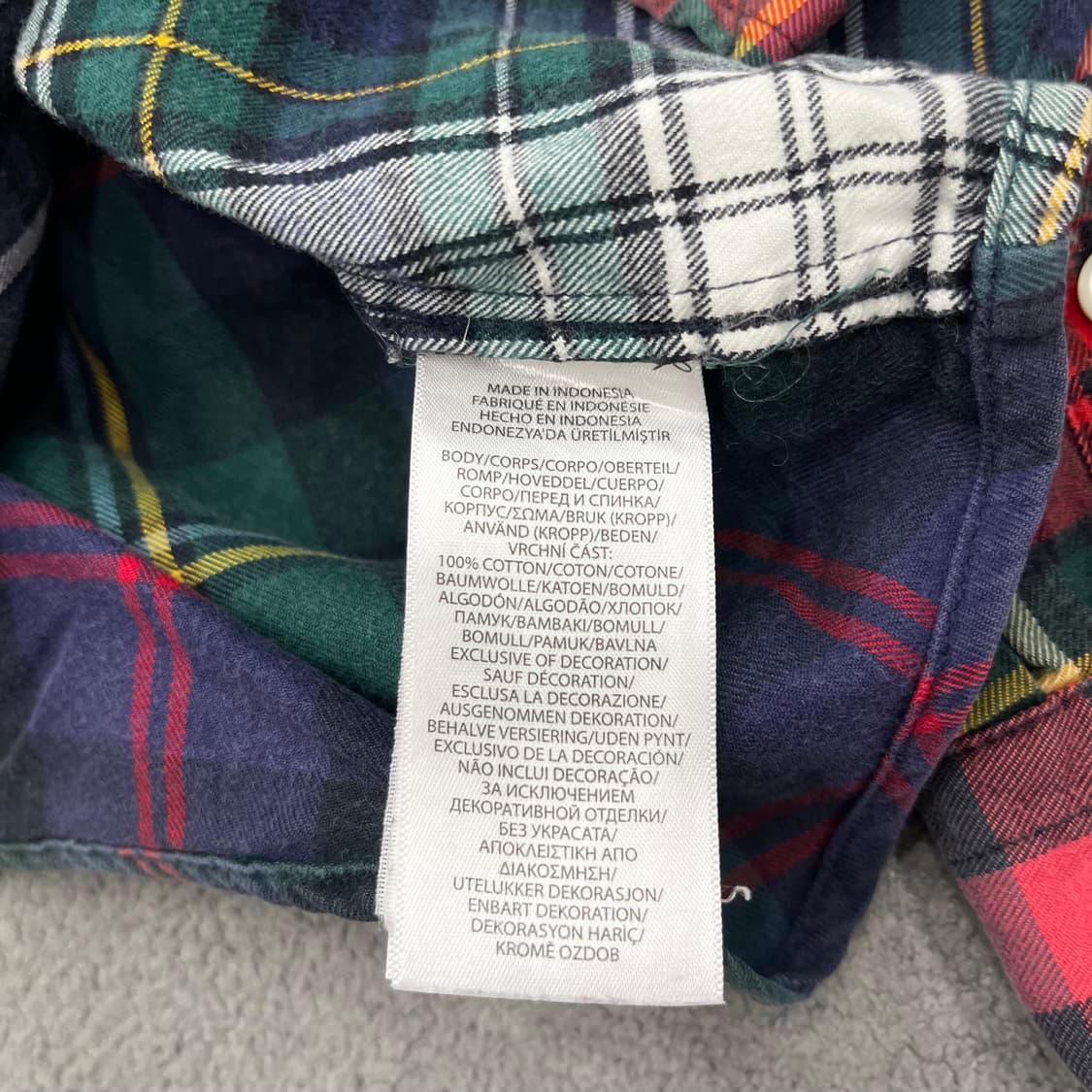 L 폴로 랄프로렌 멀티 체크 셔츠 상품이미지7