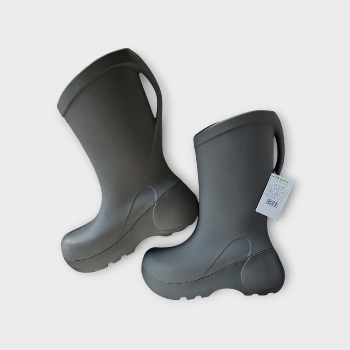 270 새제품 크록스 EXP 하이드라 부츠 갈락틱 그레이 장화 이지 남자 상품이미지4