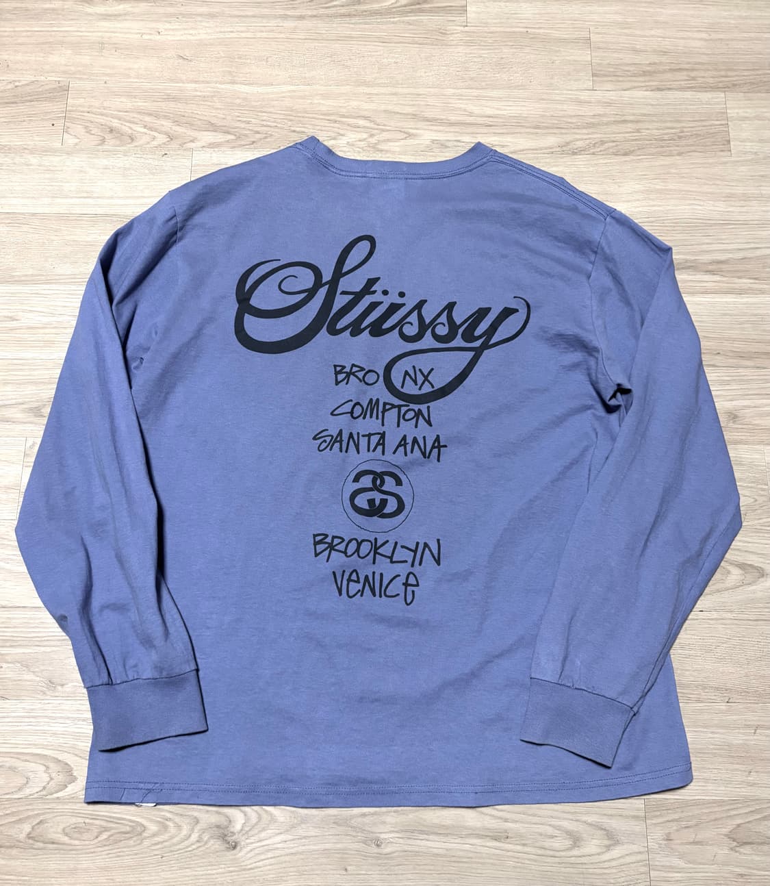 [레어] 스투시 월드투어 롱슬리브 티셔츠 스톰 2023 상품이미지4