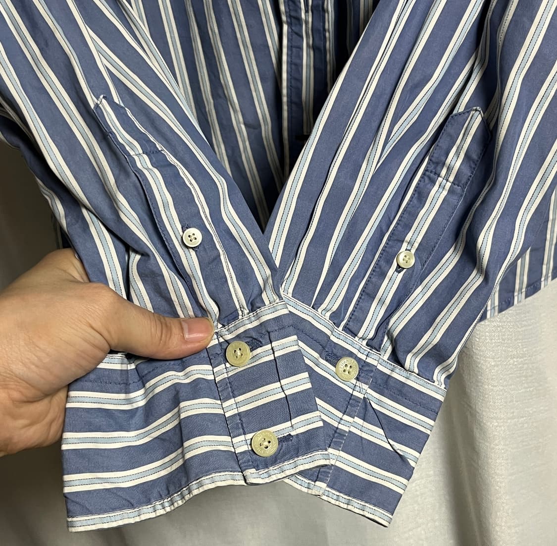 공용 아베크롬비 스트라이프 셔츠 남방 XXL 상품이미지2