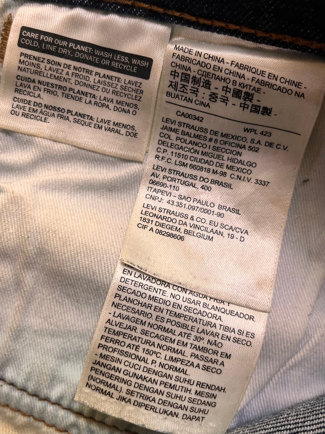 리바이스 LEJ 502 데님팬츠 W34 L32 상품이미지5