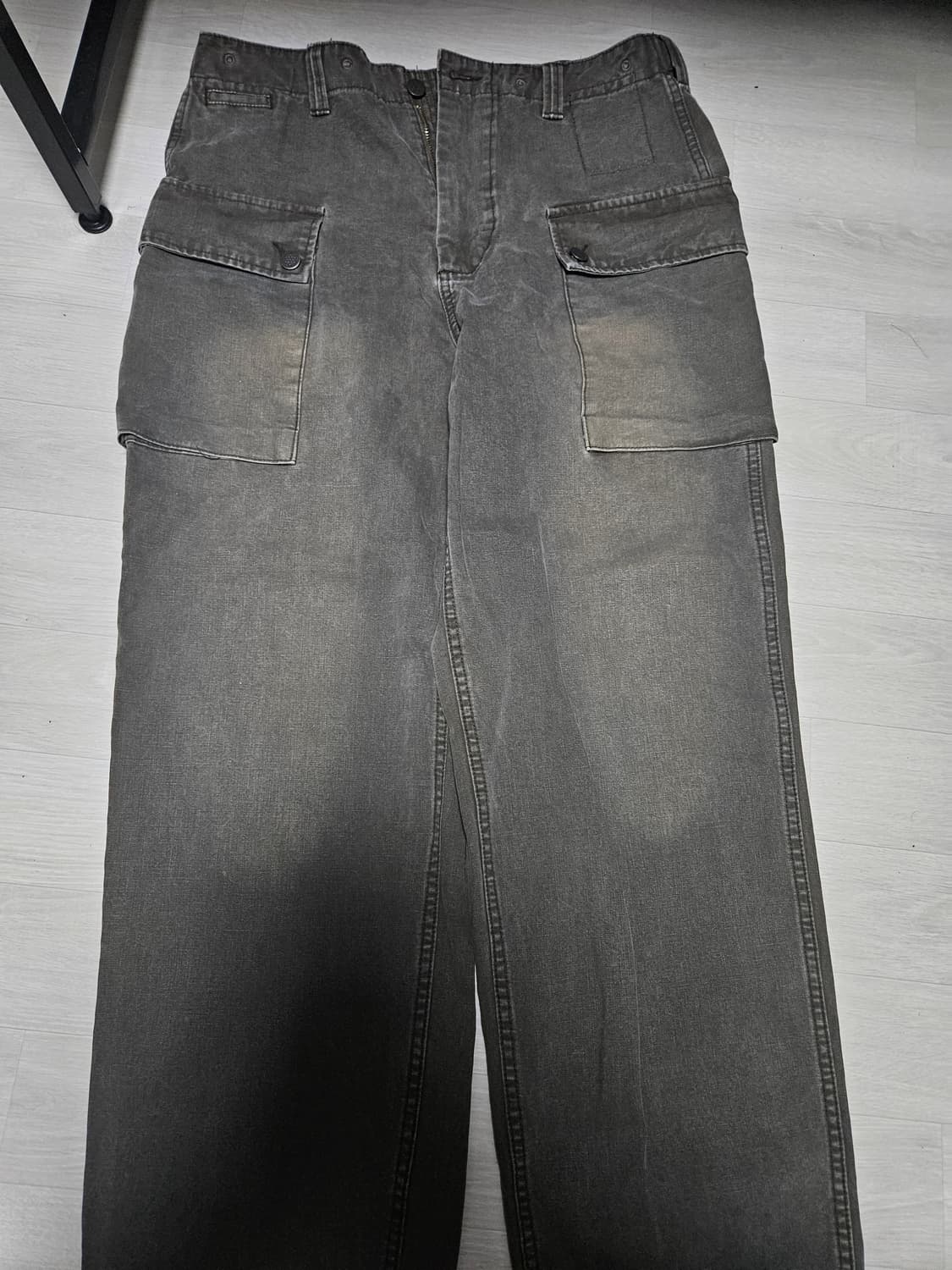 [M] 카키스 워시드 스카웃팬츠 바크 상품이미지1