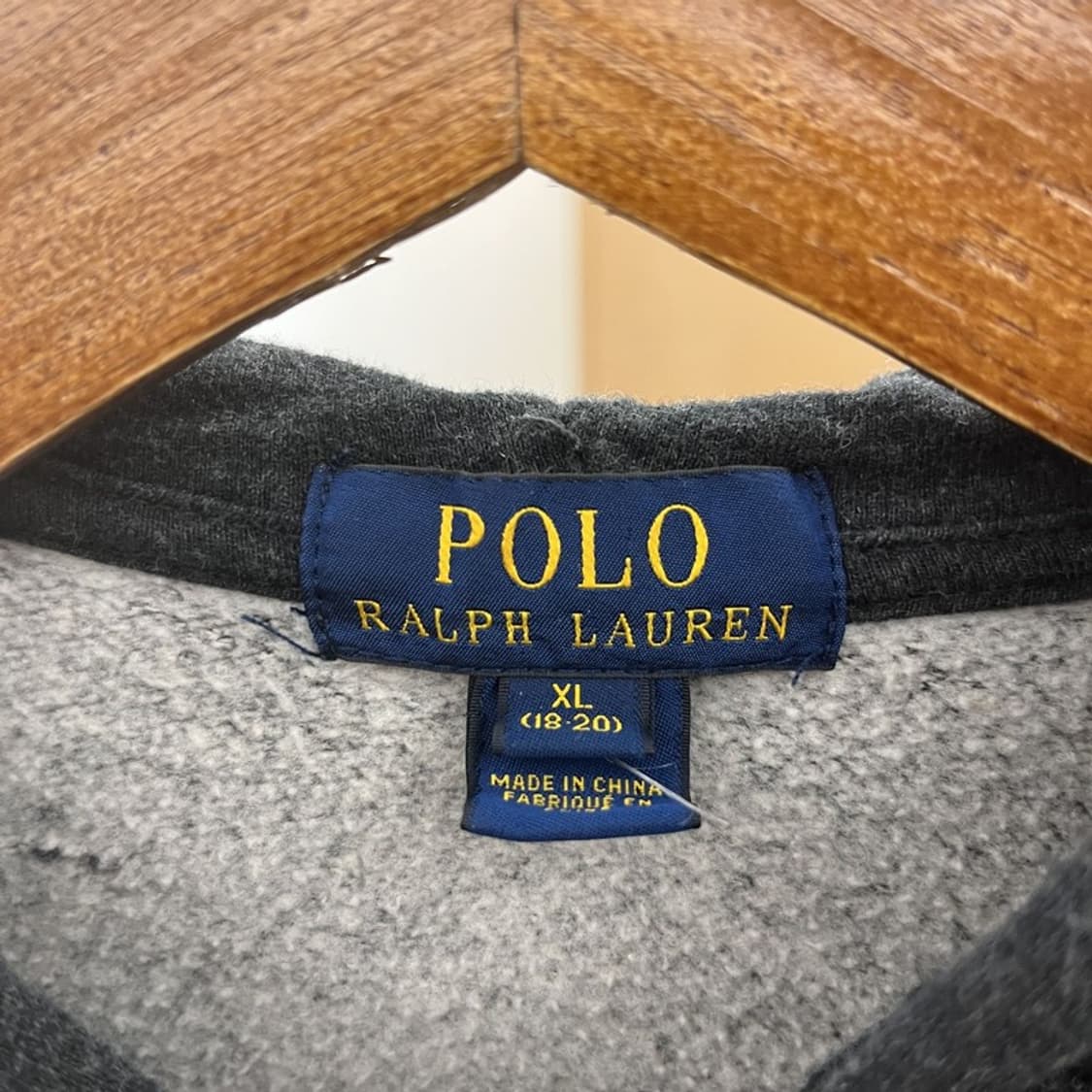 폴로 랄프로렌 빈티지 모던 캐주얼 약기모 후드집업 XL C10520 상품이미지5