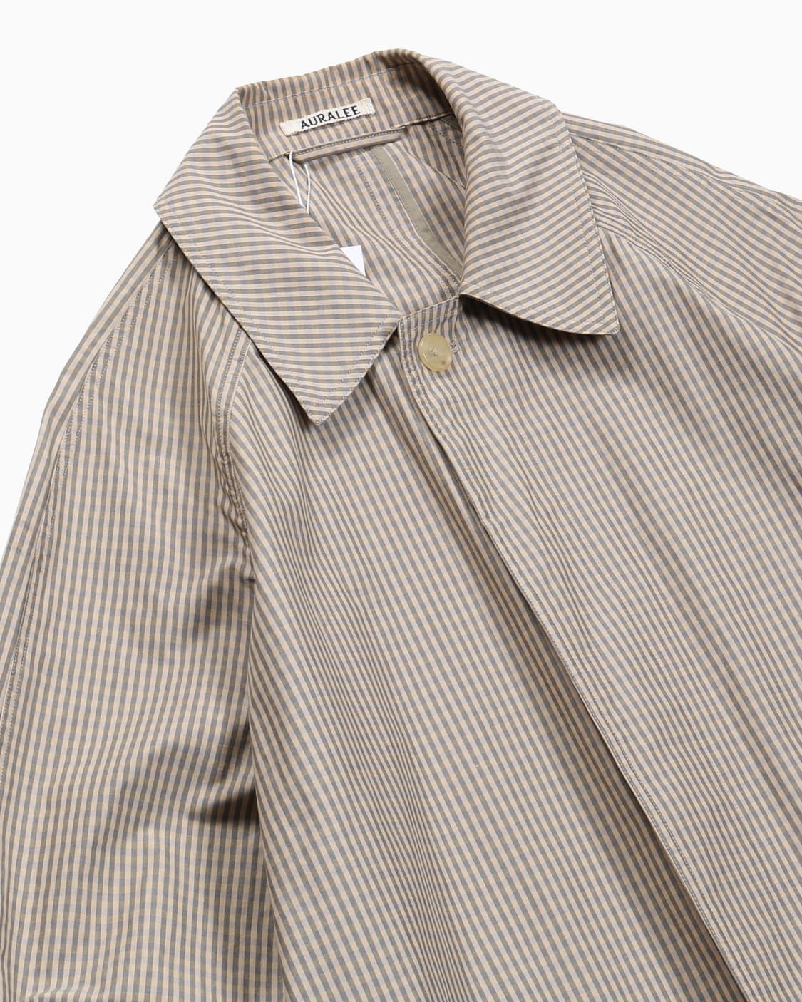 오라리 체크 코트 상품이미지3