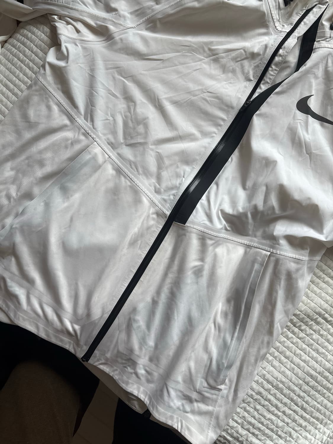 빈티지 나이키 바람막이 화이트 L 상품이미지4