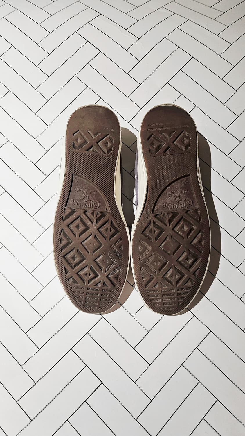 꼼데가르송 컨버스 척테일러 블랙하트 로우탑 그레이 US 6 240 상품이미지9