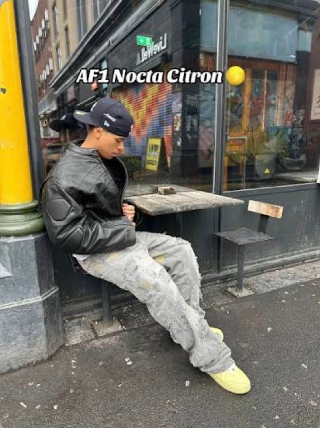 나이키 드레이크 녹타 시트론 에어포스 1 상품이미지5