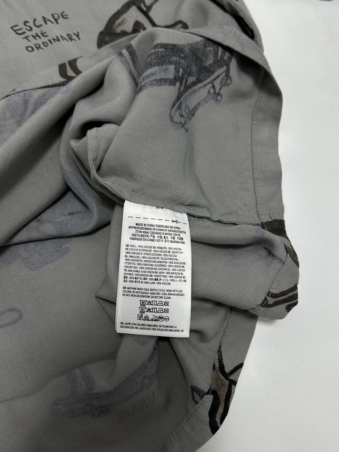 반스 X 볼린 스케이트 보더 오버핏 반팔 셔츠 상품이미지10