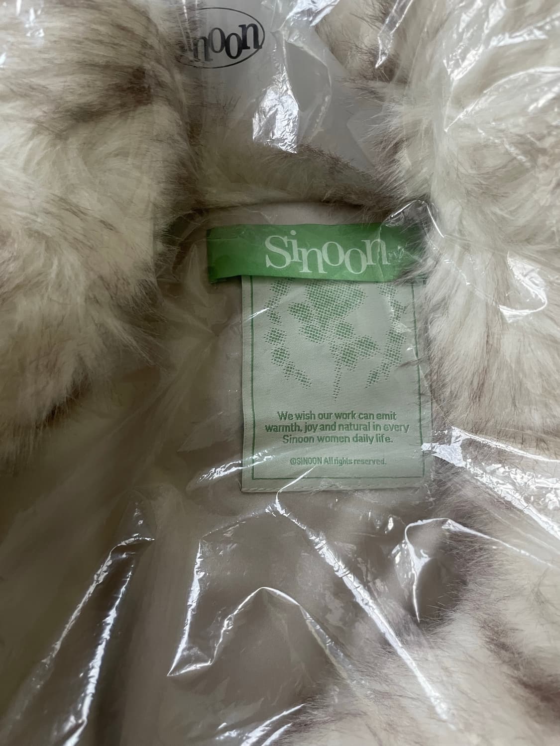 시눈 퍼자켓 아이보리 상품이미지2