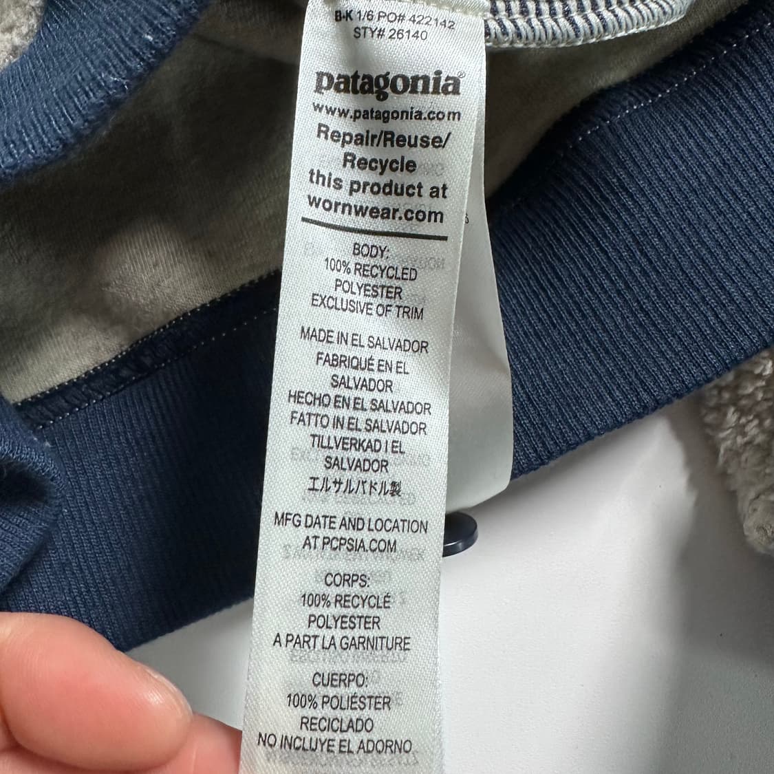 파타고니아 후리스 버튼 반집업 상품이미지6