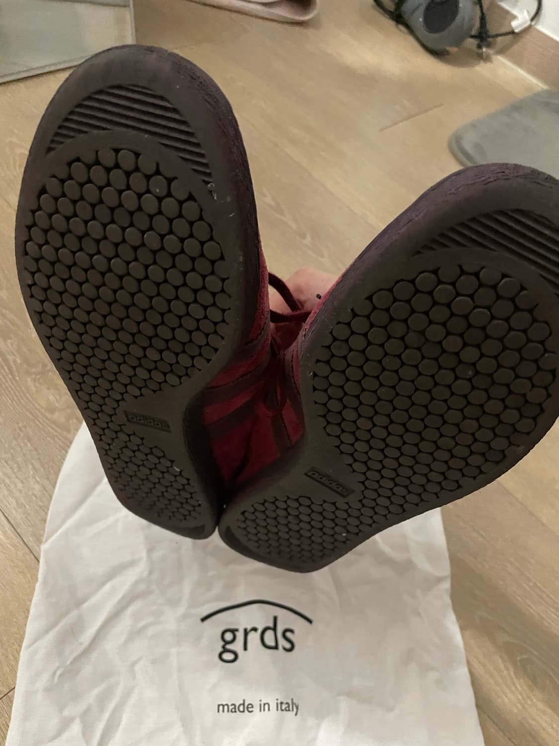 아디다스 토바코 버건디 280sz UK 9반 US 10 상품이미지3