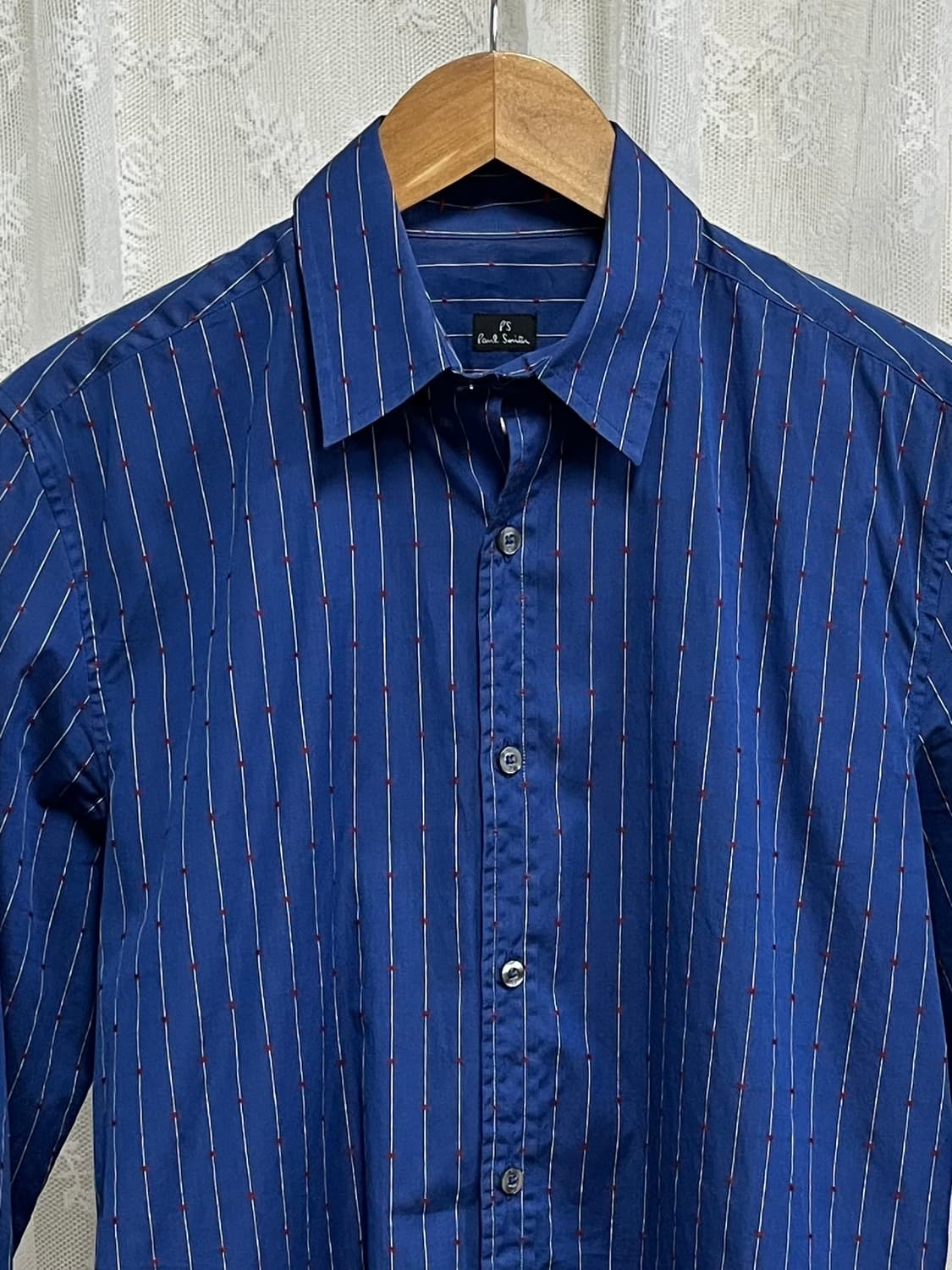 S) 폴스미스 스트라이프 셔츠 블루 상품이미지3