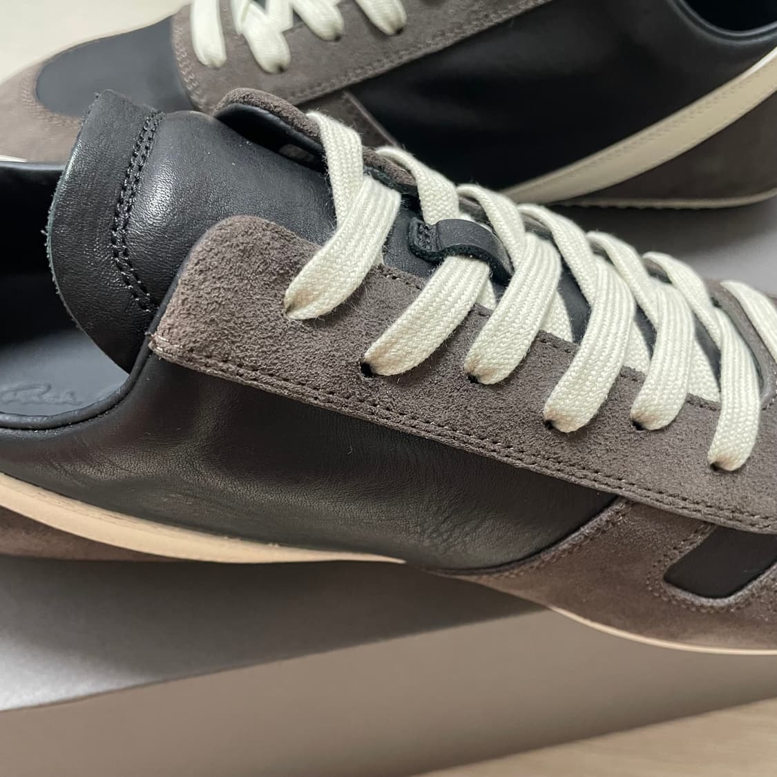 릭오웬스/ 미니멀 레더 스니커즈/ 43 상품이미지5