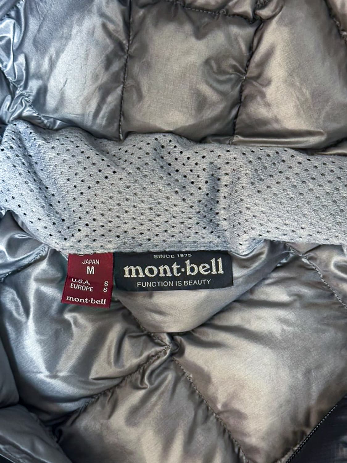 Montbell diamond quilted puffer jacket 상품이미지4