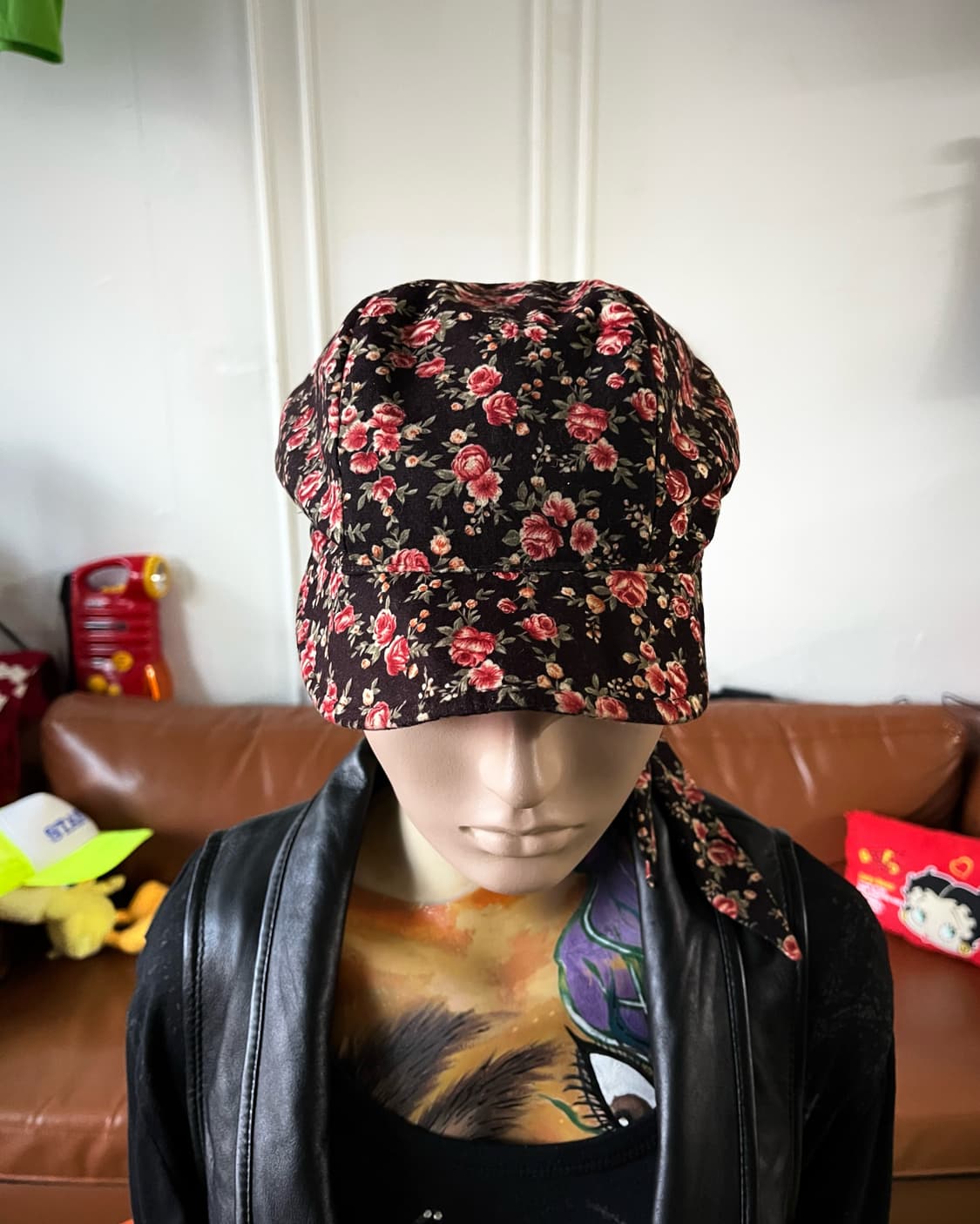 90-00s Kanaloa Floral Durag Strap Cap 상품이미지2