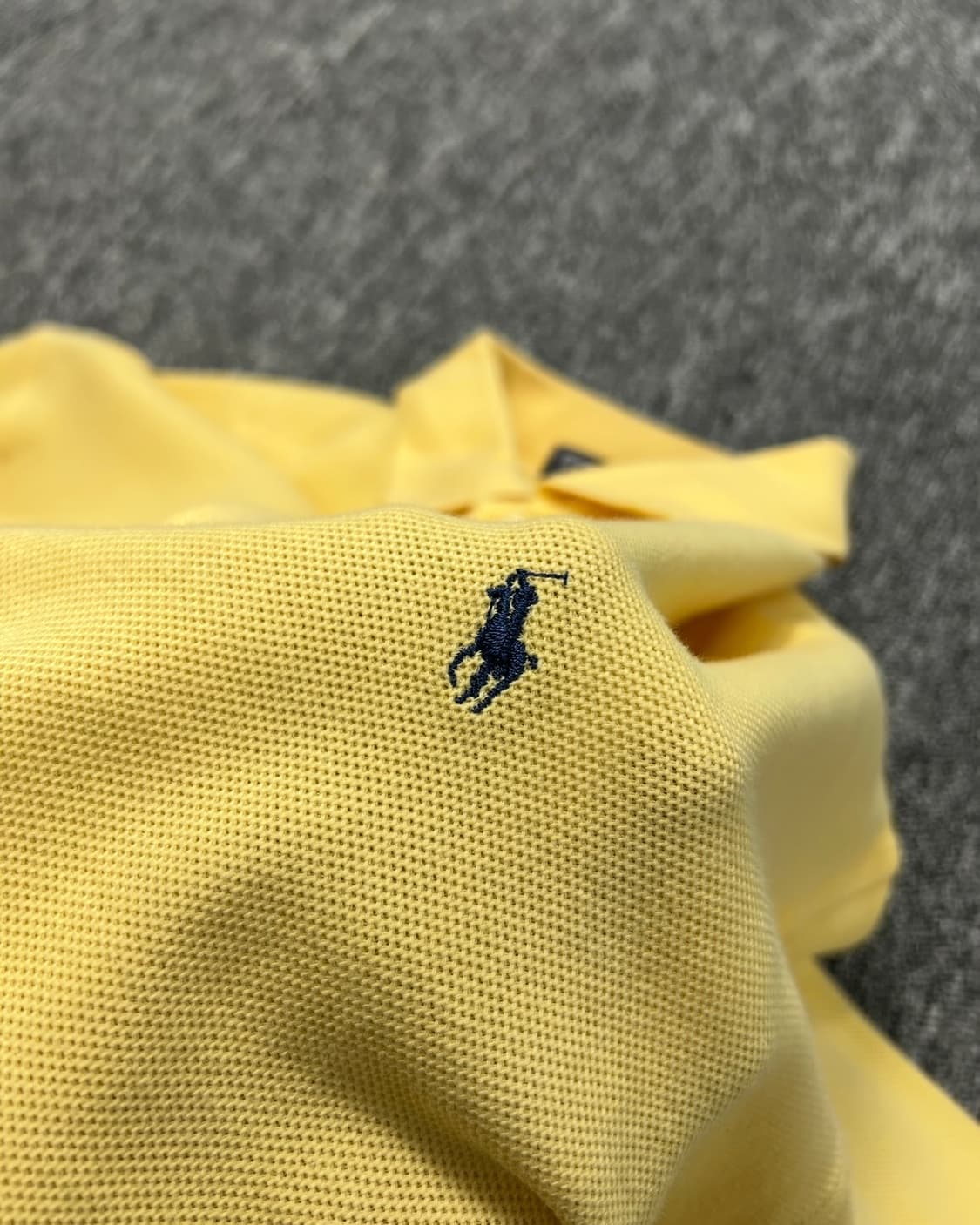 폴로 랄프로렌 옐로우 긴팔 PK 카라티  상품이미지4