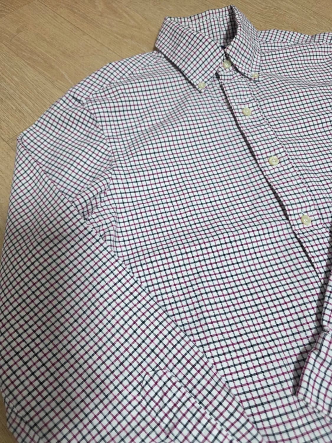 랄프로렌 여성 버튼다운 태터솔 체크 셔츠 상품이미지5