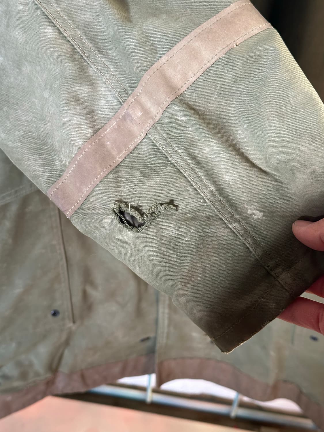 80년대 미군 소방관 덕코트 & 울 라이너 세트 (LARGE, LONG) 상품이미지4