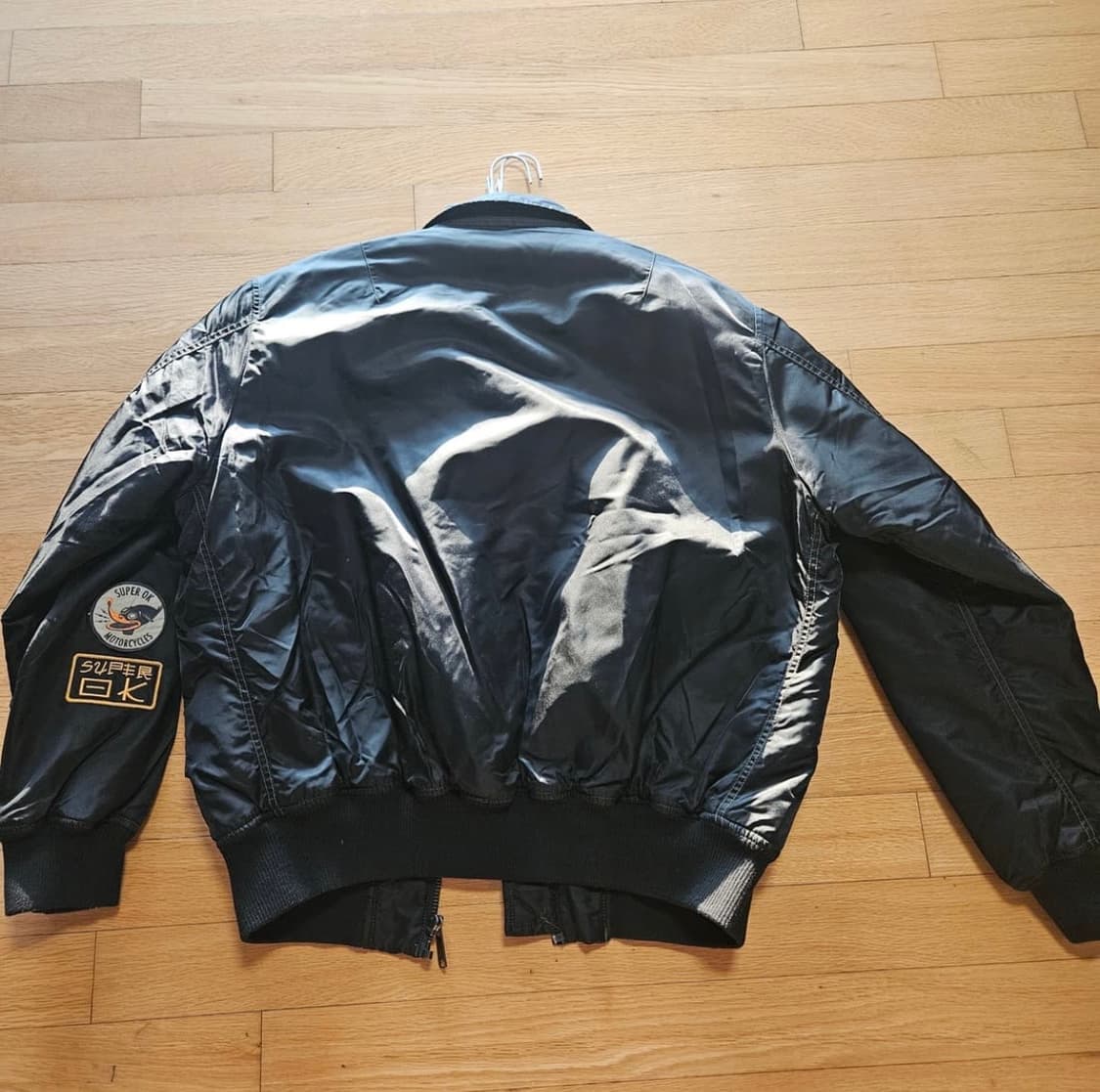 (XL)데우스 엑스 마키나 플라이트 오바다이 자켓 블랙 항공자켓 상품이미지4