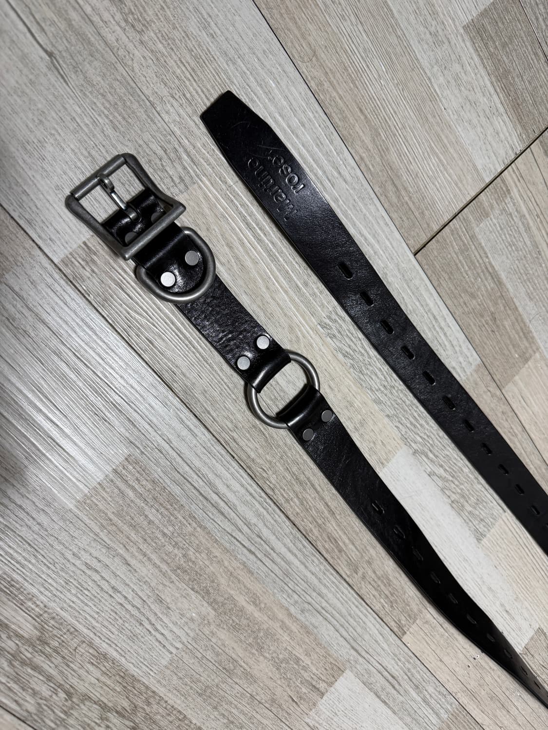 [os] 마틴로즈 본디지 벨트 블랙 상품이미지3