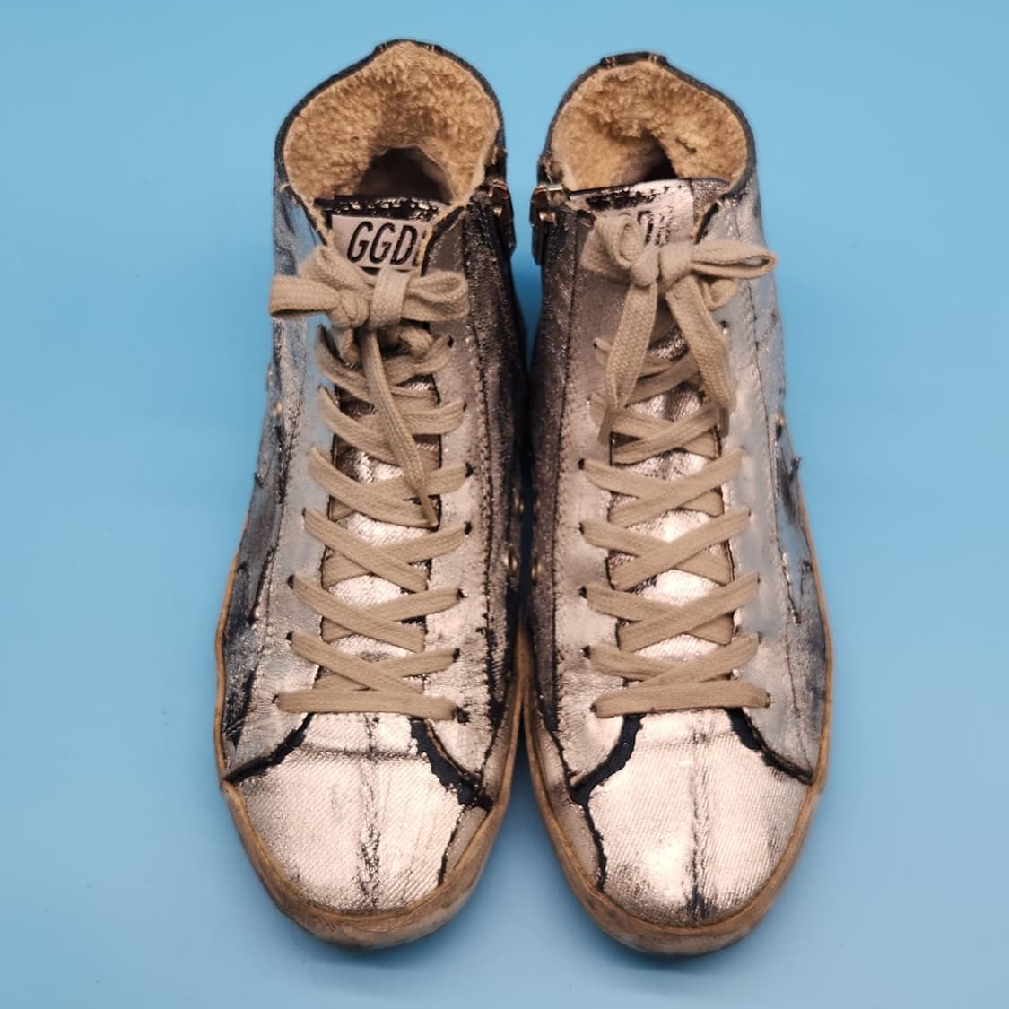 ooo 골든구스 프란시  실버 아동하이탑36 230 상품이미지2