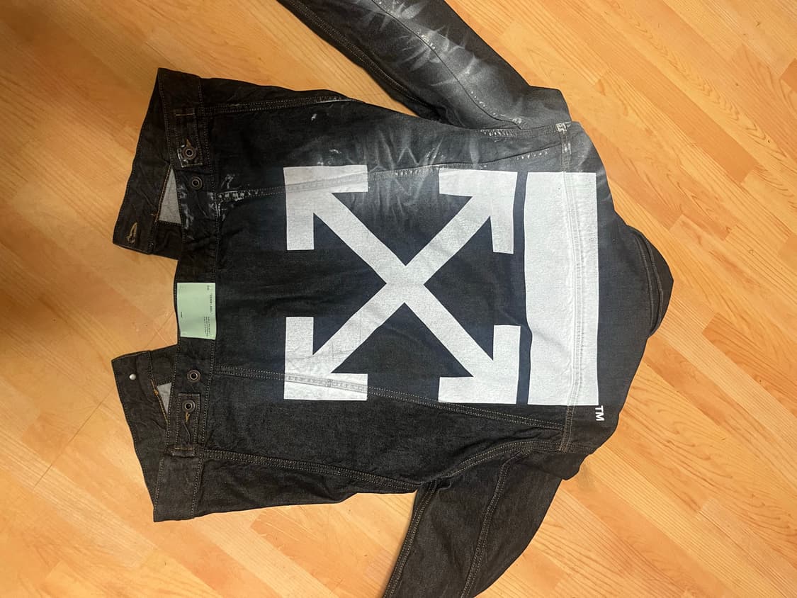 오프화이트 데님 자켓 판매합니다 상품이미지2