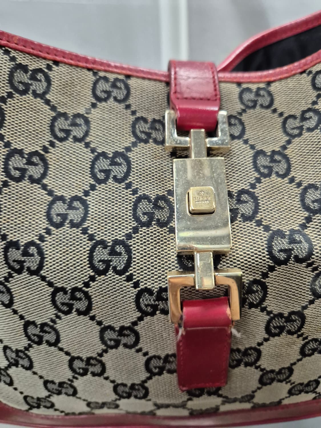 구찌 GG 캔버스 숄더백 핑크 상품이미지5