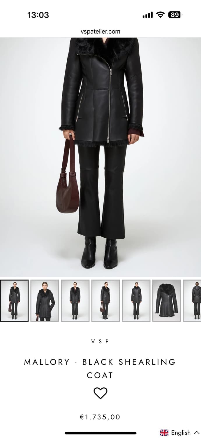 [정가300] V.SP 명품 무스탕 타임 코트 퍼 한섬 상품이미지4