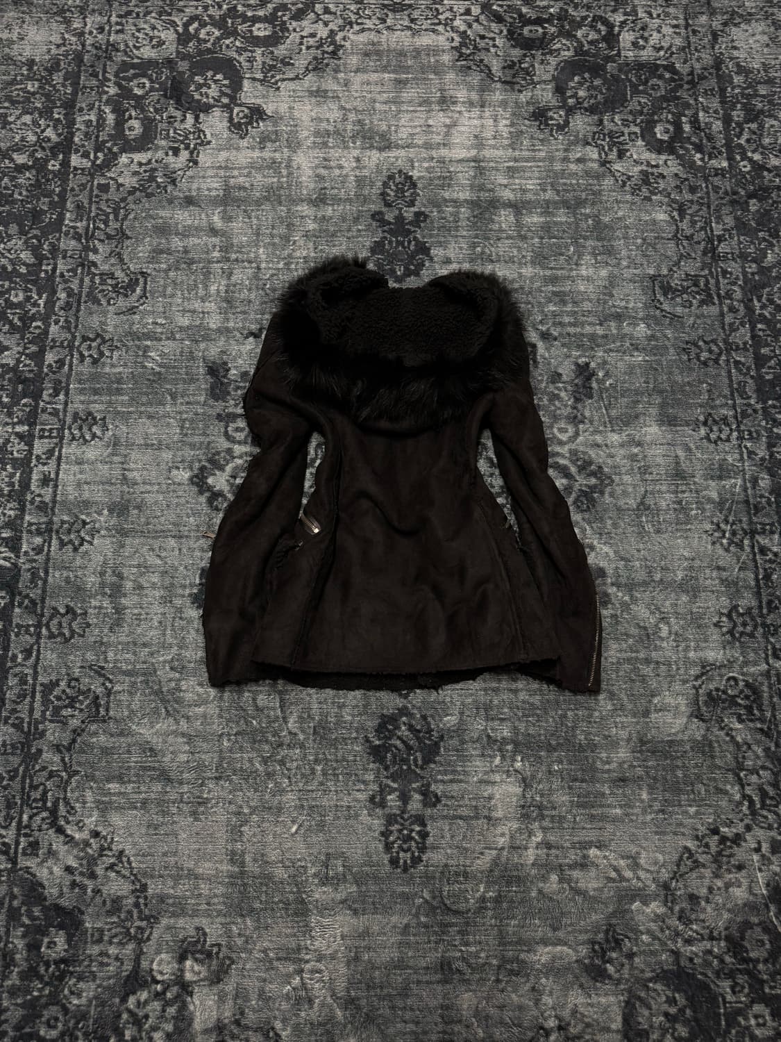 Civarize 00s vkei trimming fur hood jack 상품이미지7