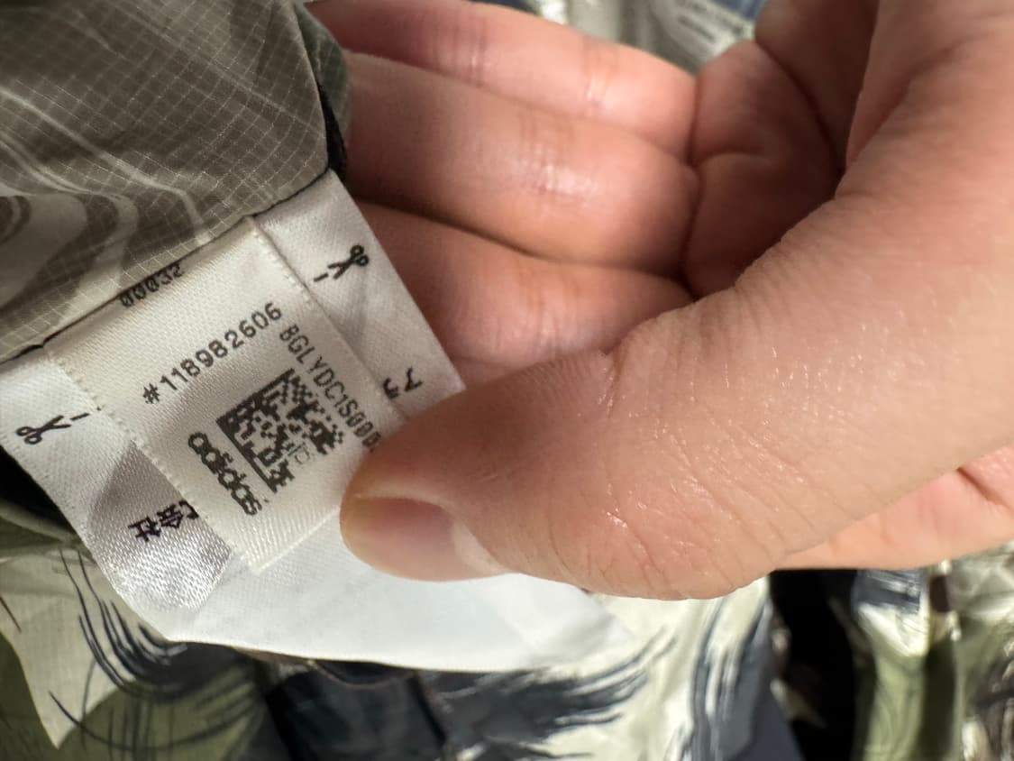 일본 아디다스 패턴 바람막이 상품이미지5