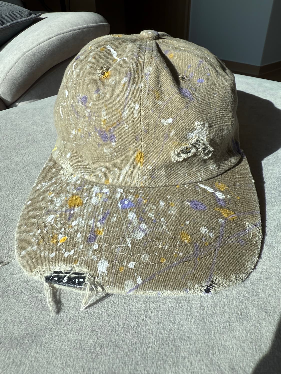 빈티지 디스트레스드 캡 상품이미지1
