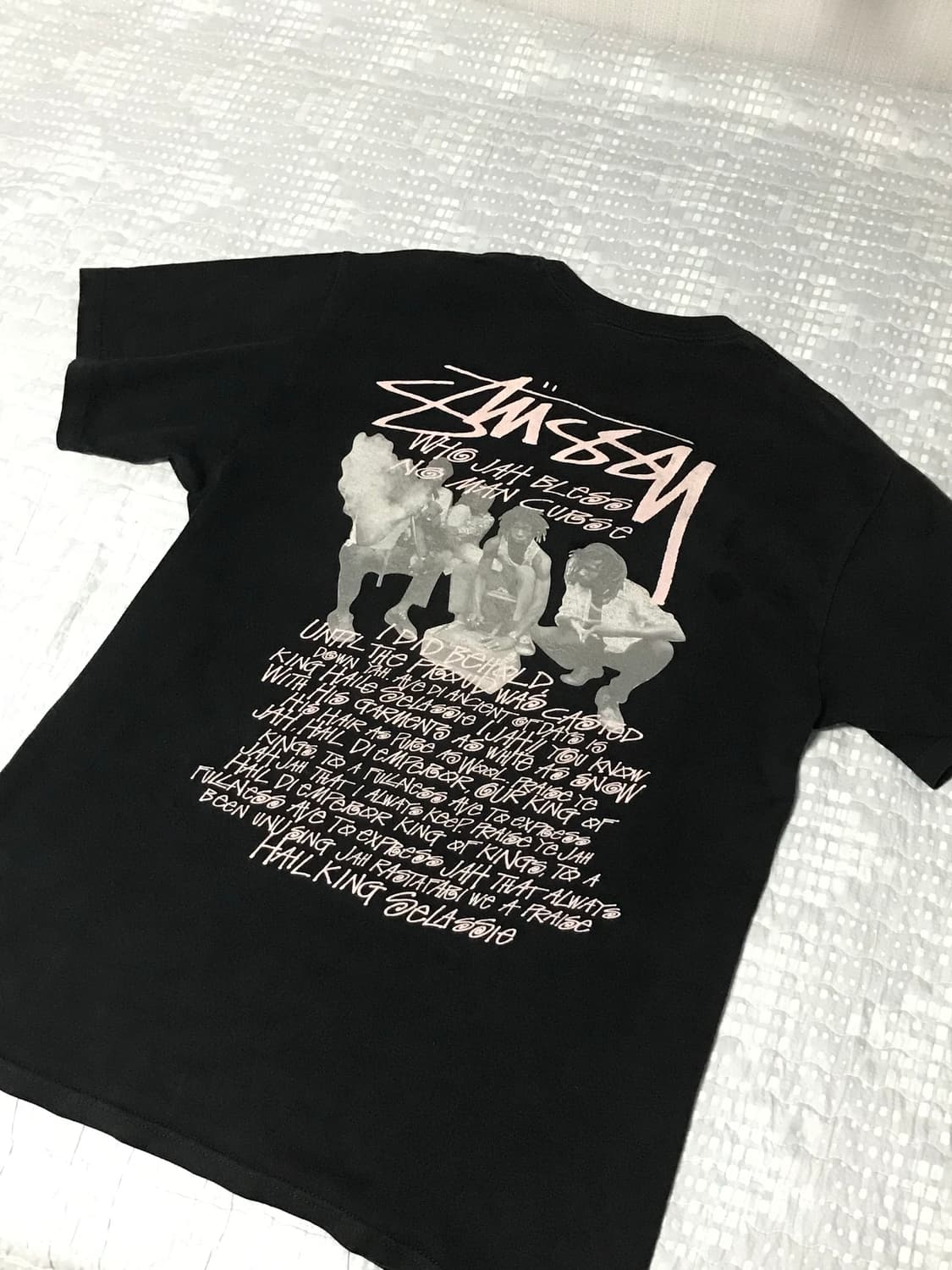 (무배) 올드 스투시 반팔 핑크 상품이미지2