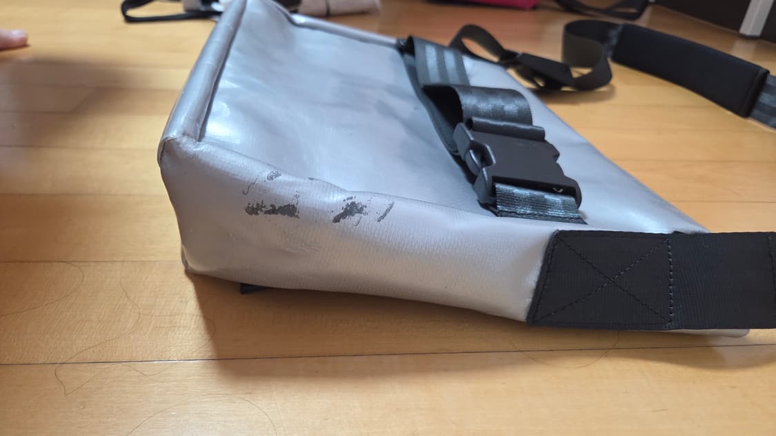 프라이탁 덱스터 올 그레이 자석 벨크로 이너백 어깨끈 일괄판매 상품이미지4