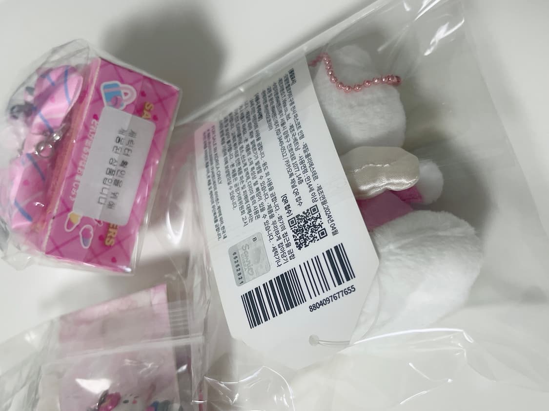 14종 리락쿠마 만두 웨이트리스 키티 스트랩 천사 키티 롱다리 50주년 상품이미지5