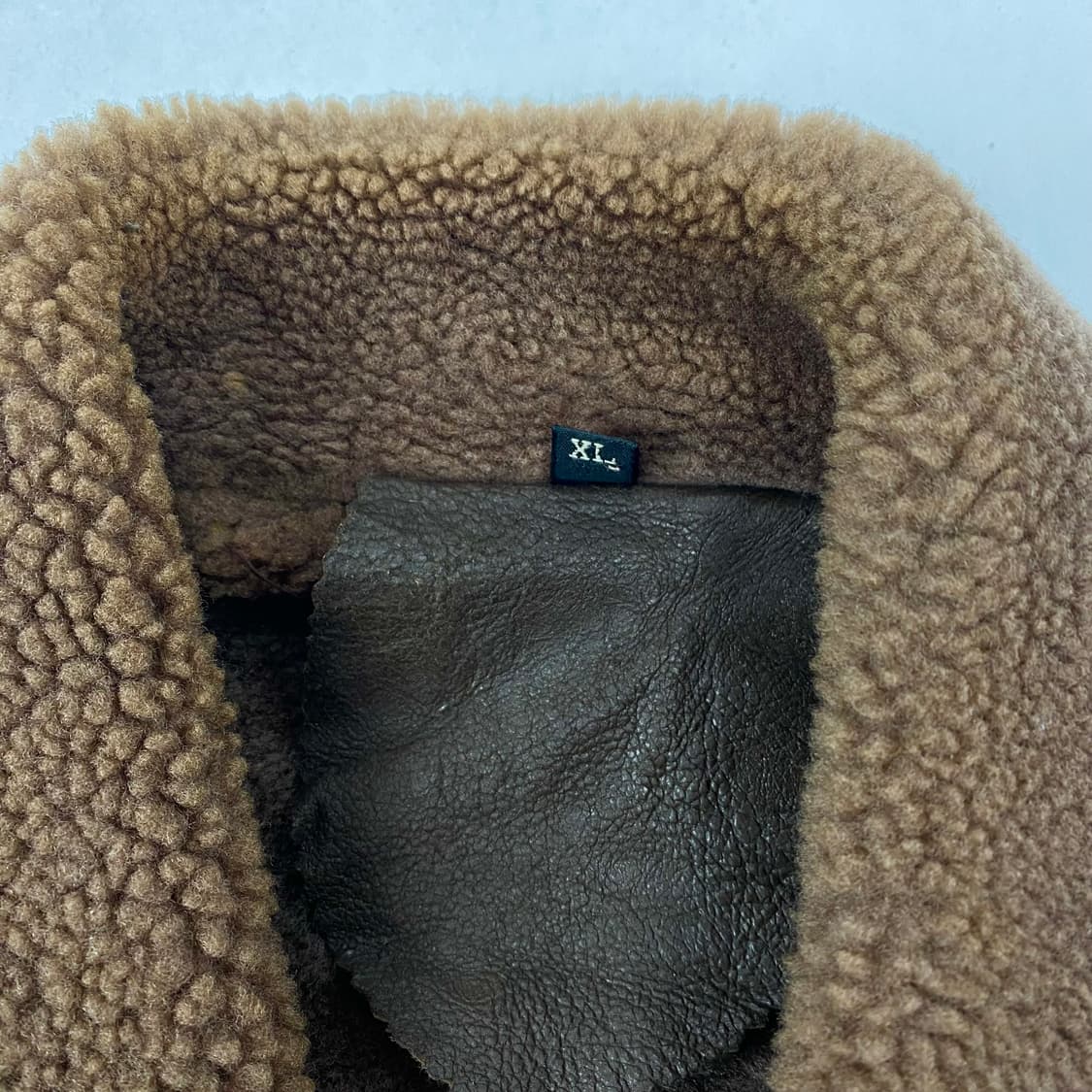 빈티지 양가죽 브라운 무스탕 자켓 (105) 상품이미지8